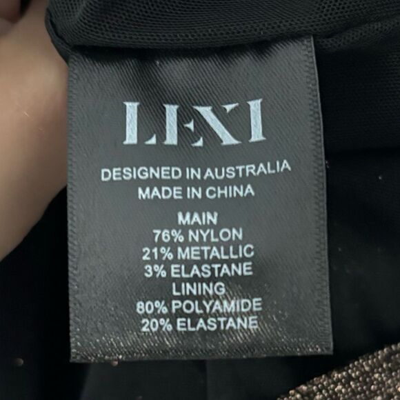 NWT LEXI CALIX DRESS IN COCOA - Picture 12 of 12